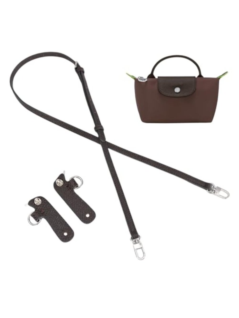 Leather Purse Strap Replacement Adjustable Crossbody Shoulder Bag Strap Kit